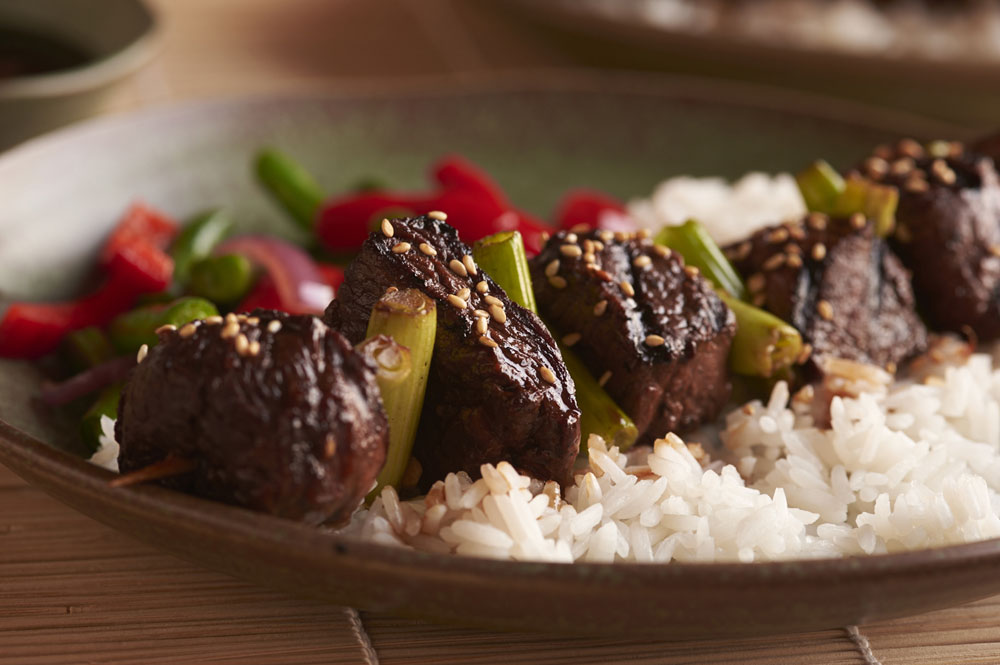 bison-steak-medallions-asian-kebabs-image