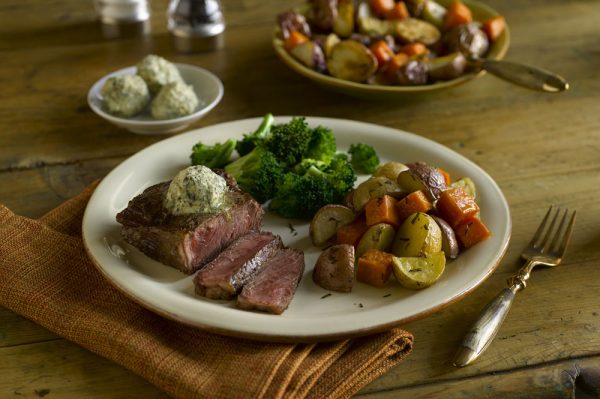 Great Range Pan Seared Bison Strip Loin Steak