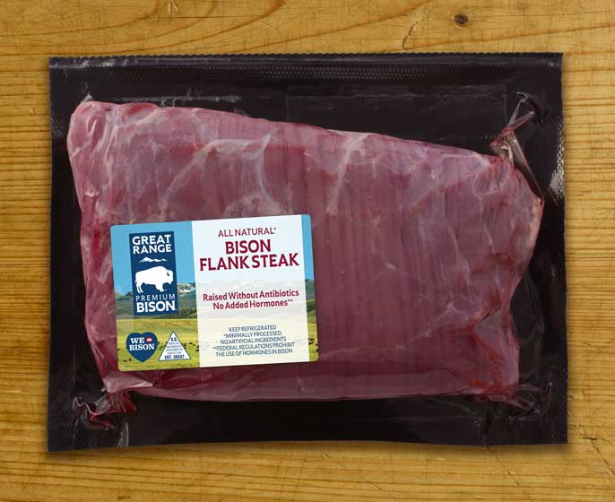 Great Range Bison Flank Steak