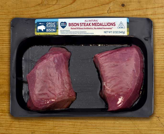 Great Range Bison Steak Medallions