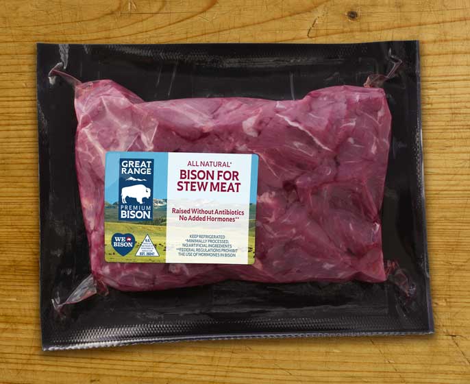 Great Range Bison Stew Meat