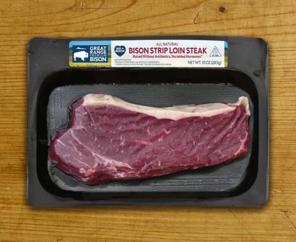 Great Range Bison Strip Loin Steak