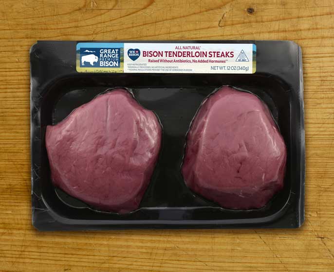 Bison Tenderloin Steaks