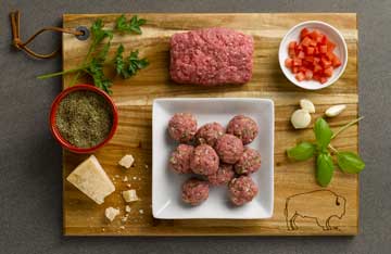 Bison Meatballs