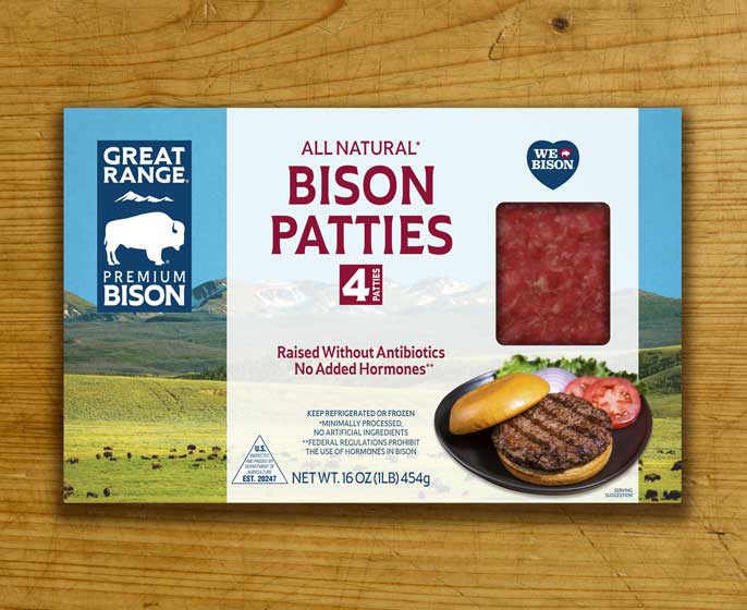 Bison Patties Box