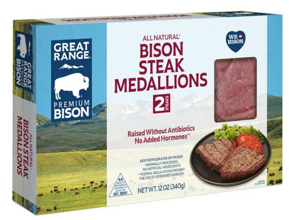 Bison Steak Medallions Box