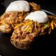 BBQ Bison Twice-Baked Potatoes